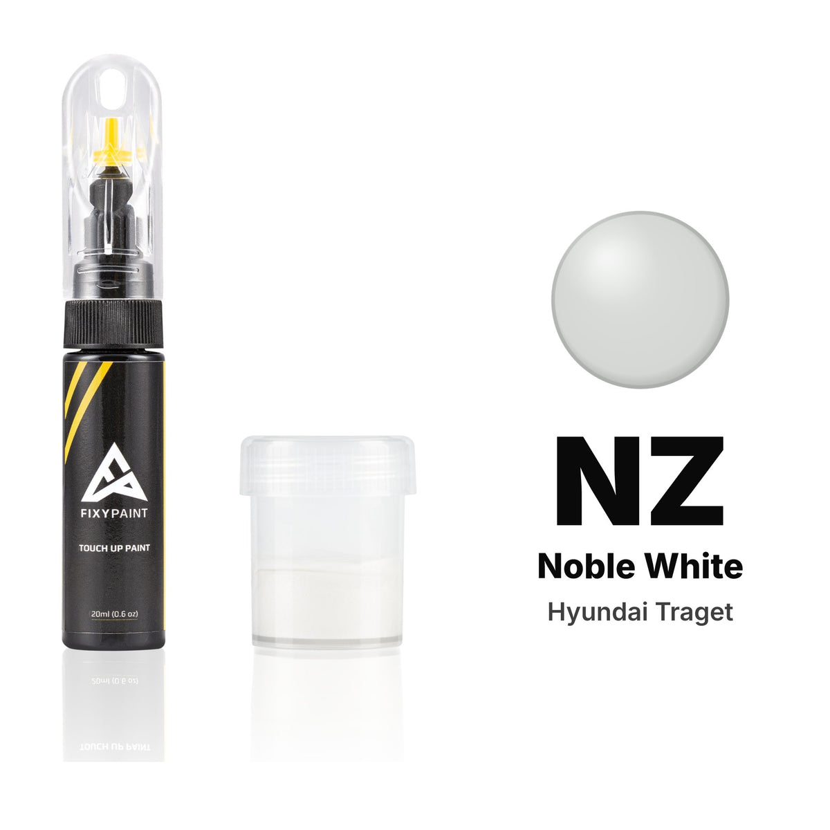 Touch-up paint for Hyundai Traget NZ Noble White, Standard kit