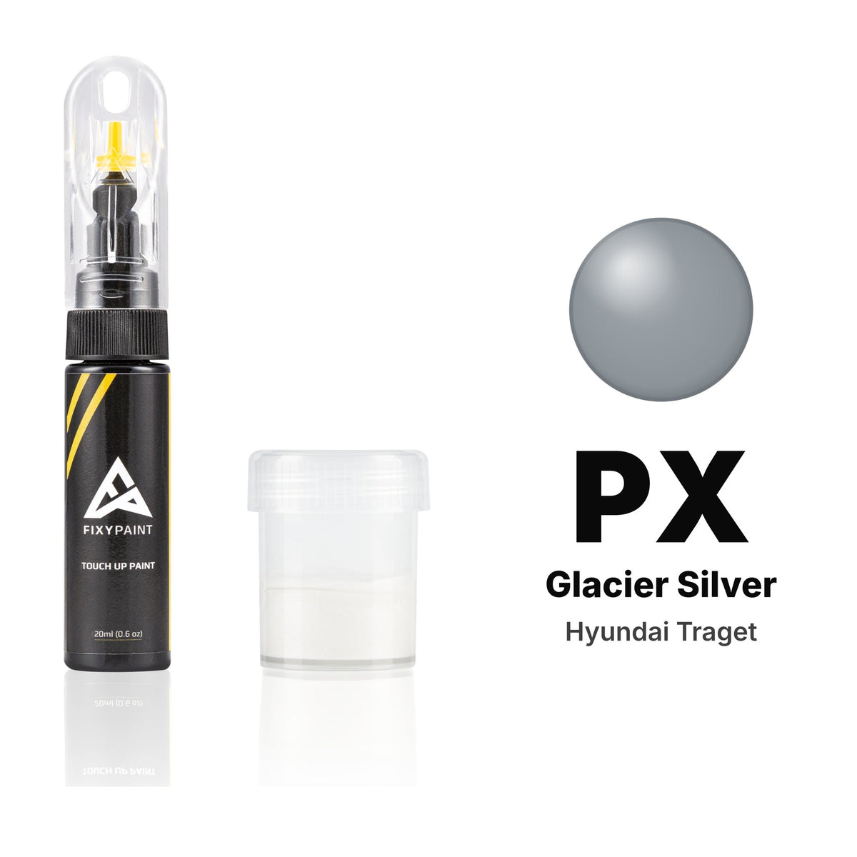 Touch-up paint for Hyundai Traget PX Glacier Silver, Standard kit