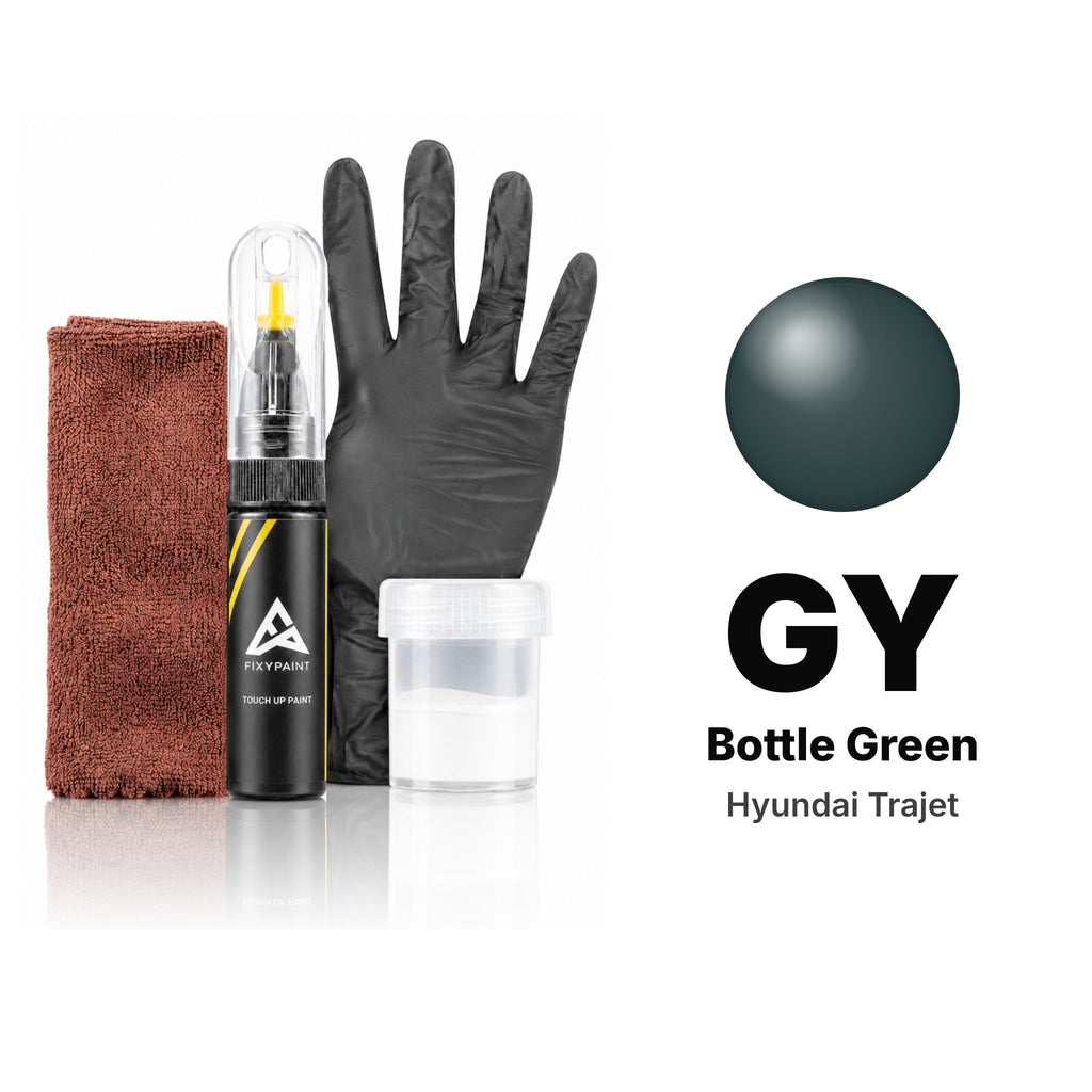 Touch-up paint for Hyundai Trajet GY Bottle Green, Complete kit