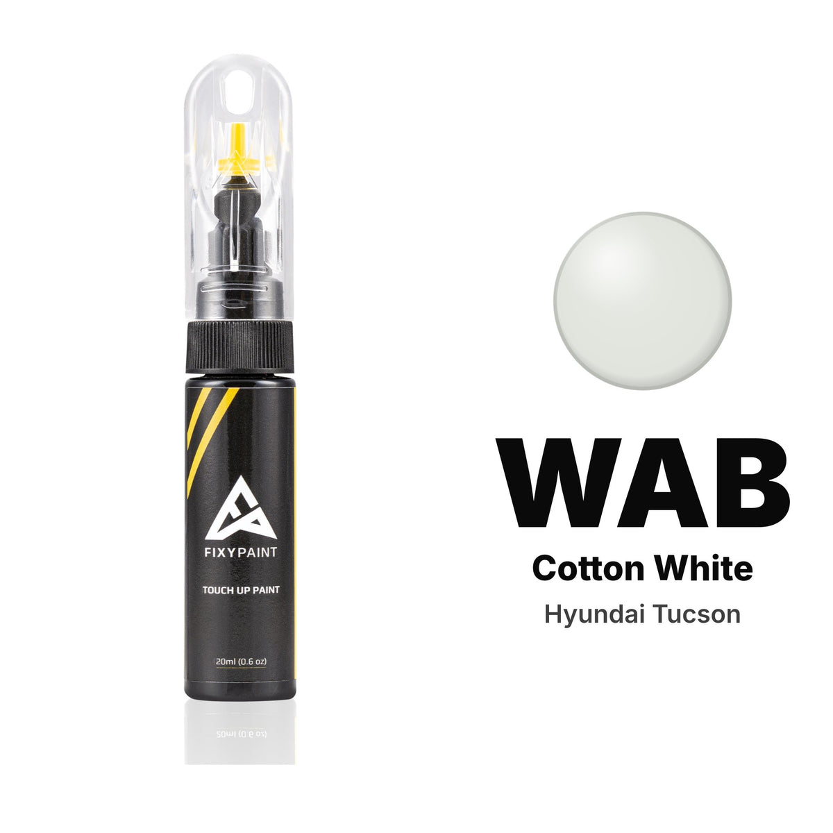 Touch-up paint for Hyundai Tucson WAB Cotton White, Basic kit