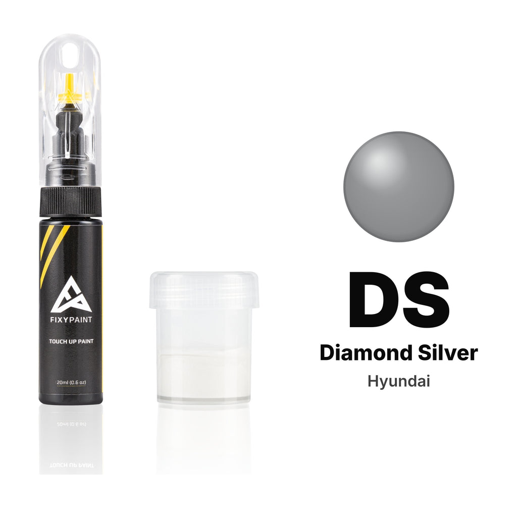 Touch-up paint for Hyundai DS Diamond Silver, Standard kit