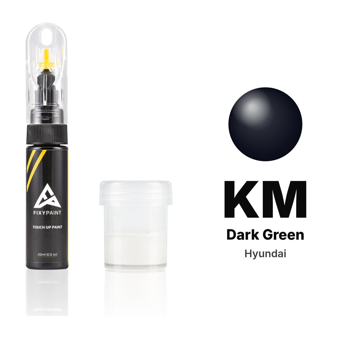Touch-up paint for Hyundai KM Dark Green, Standard kit