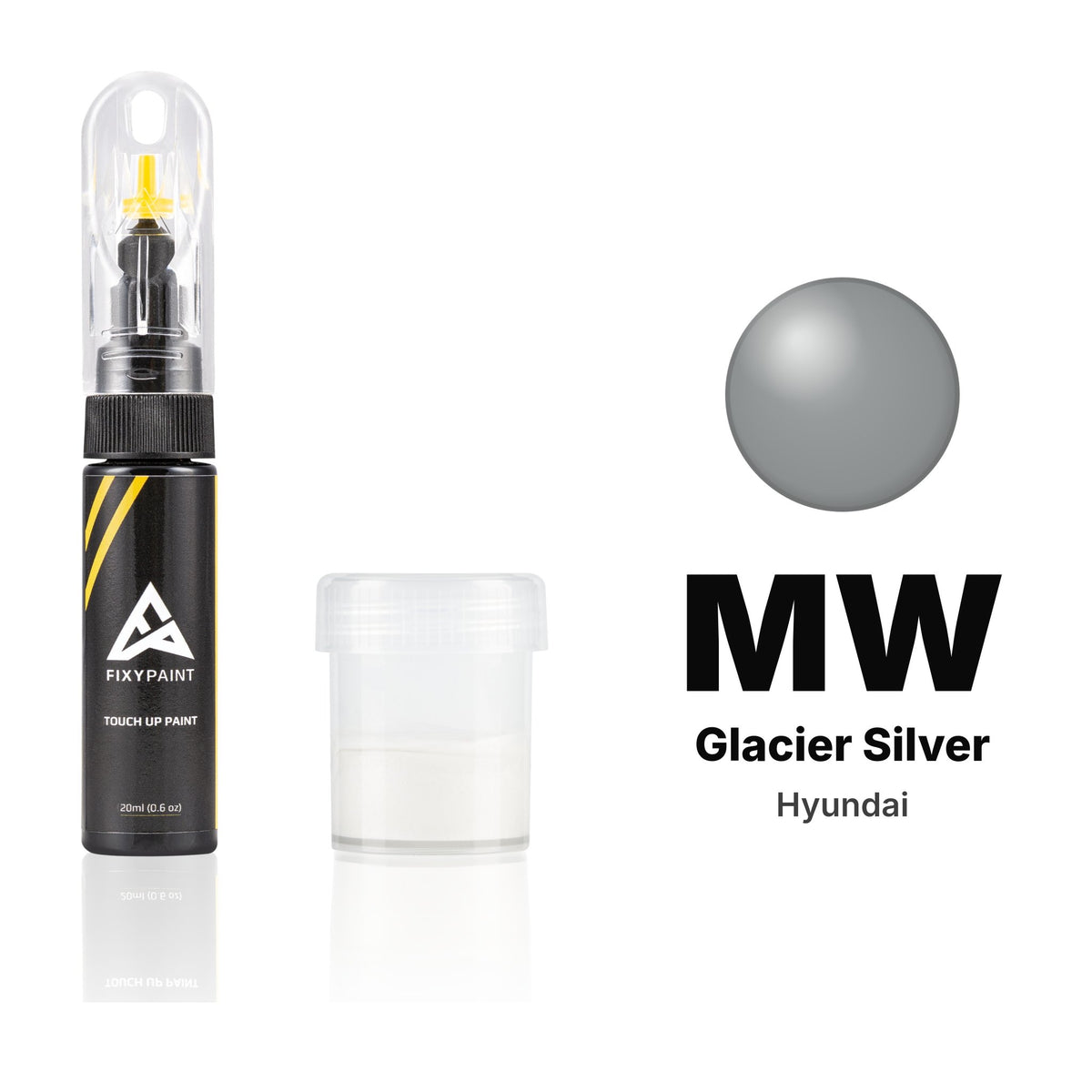Touch-up paint for Hyundai MW Glacier Silver, Standard kit