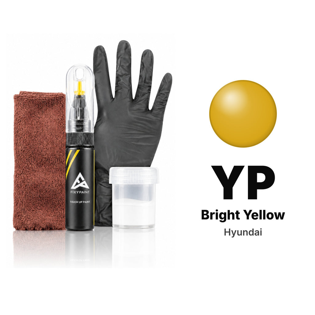 Touch-up paint for Hyundai YP Bright Yellow, Complete kit