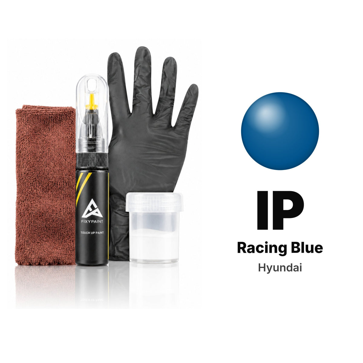 Touch-up paint for Hyundai IP Racing Blue, Complete kit