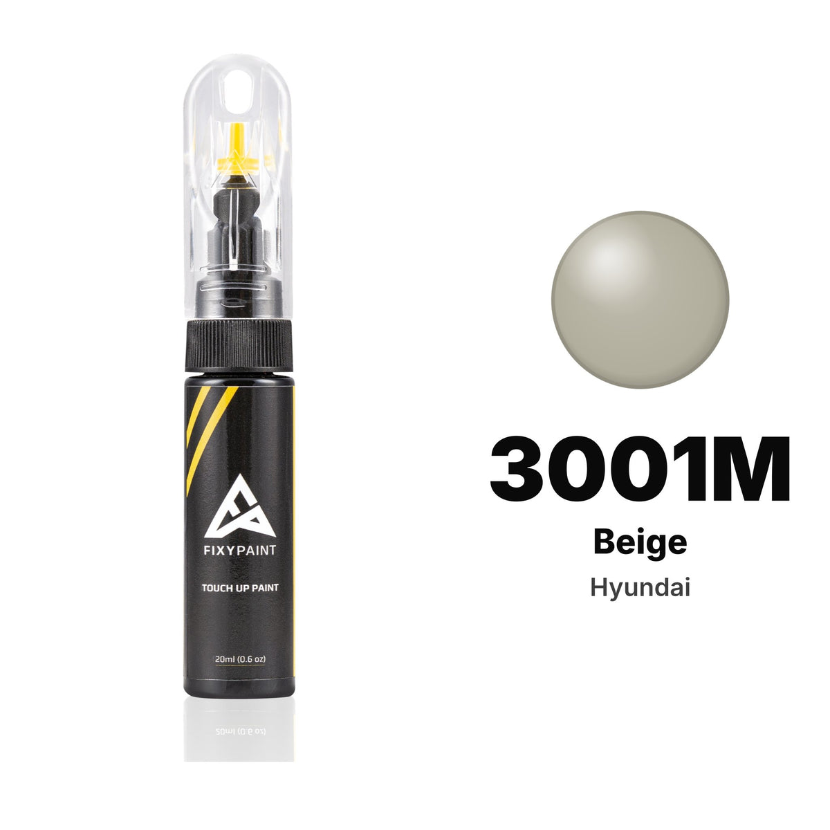 Touch-up paint for Hyundai 3001M Beige, Basic kit