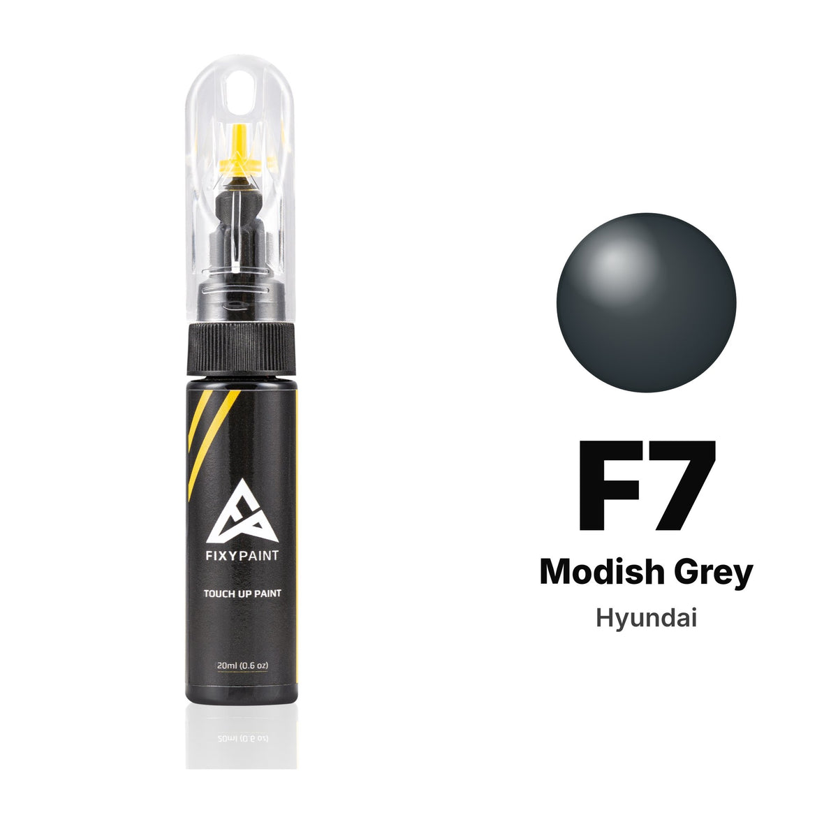 Pintura de retoque para Hyundai – F7 Modish Grey (todos los modelos, 2006), kit Básico