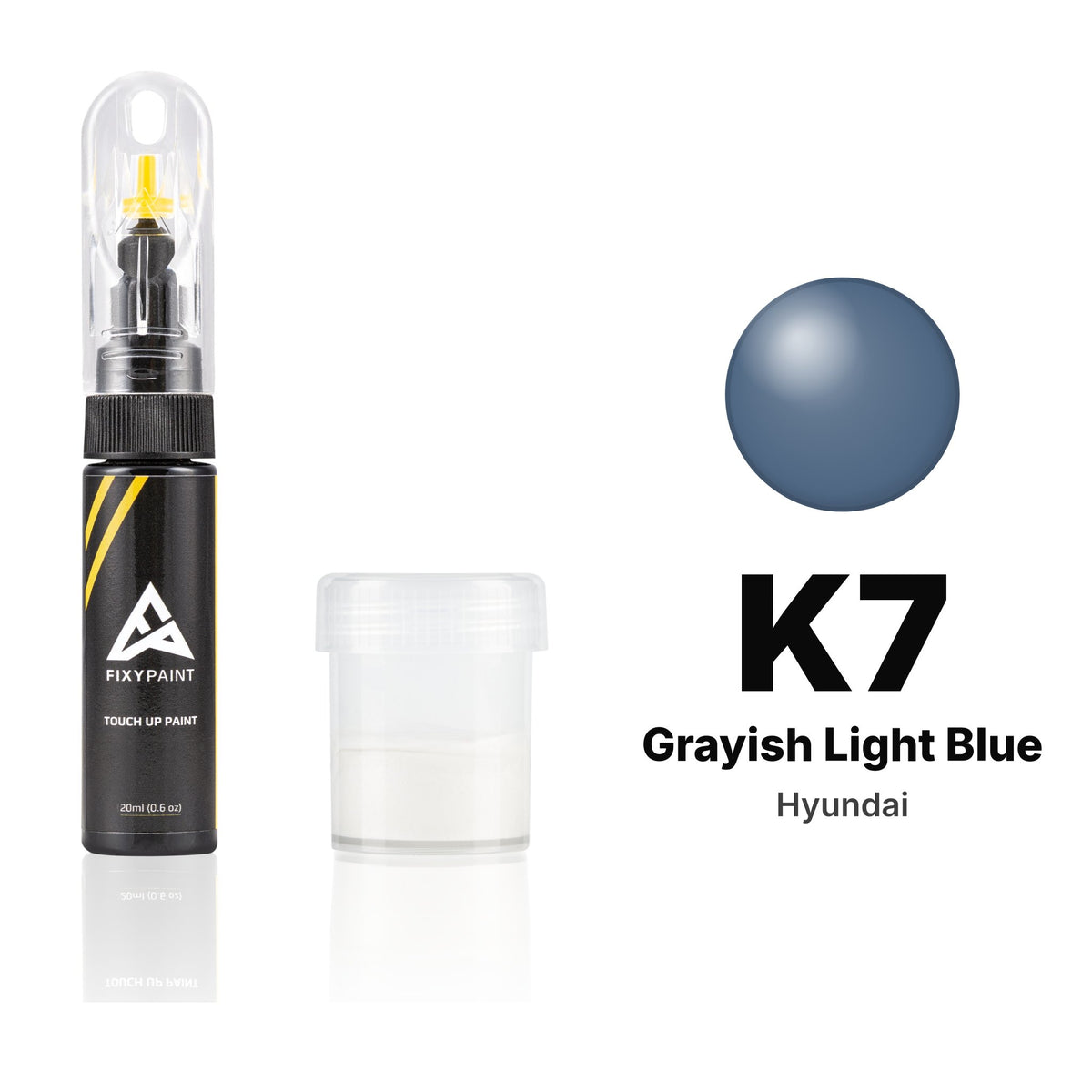 Touch-up paint for Hyundai K7 Grayish Light Blue, Standard kit