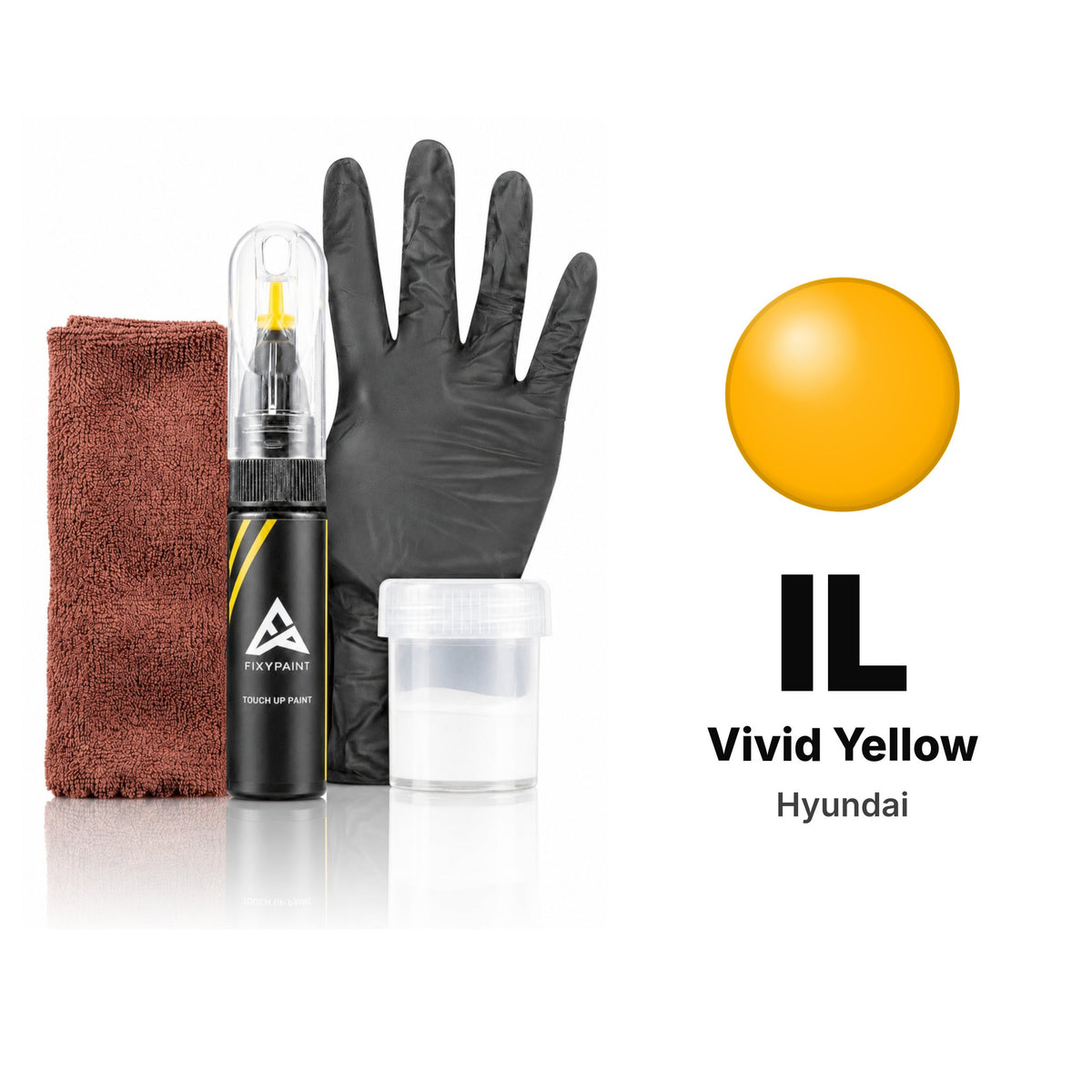 Lackstift für Hyundai – IL Vivid Yellow (alle Modelle, ab 2006), Set Komplett