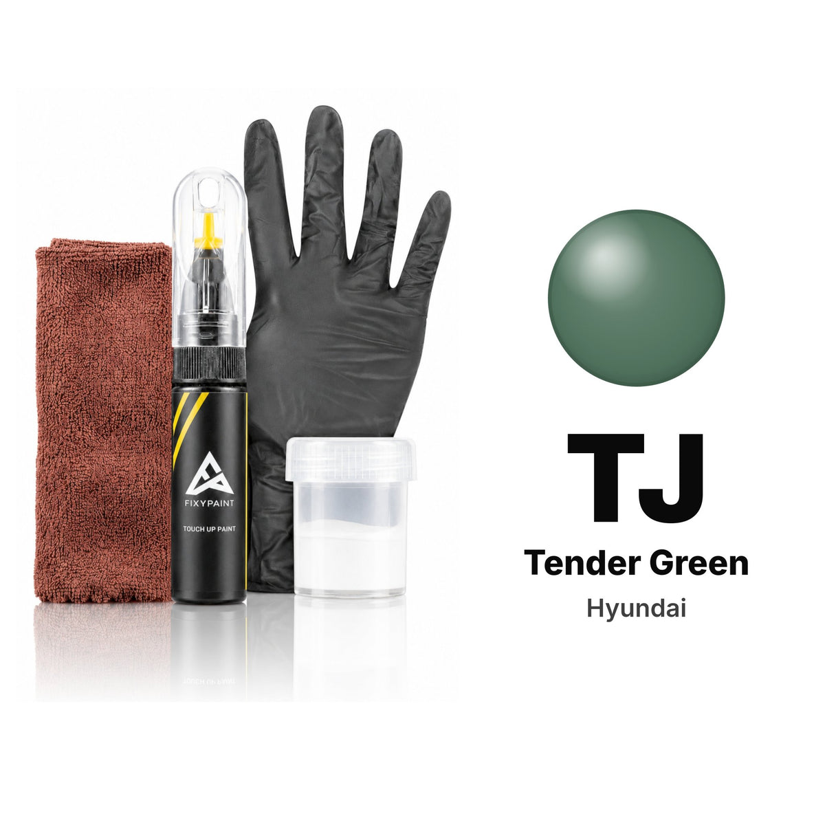 Lackstift für Hyundai – TJ Tender Green (alle Modelle, ab 2006), Set Komplett
