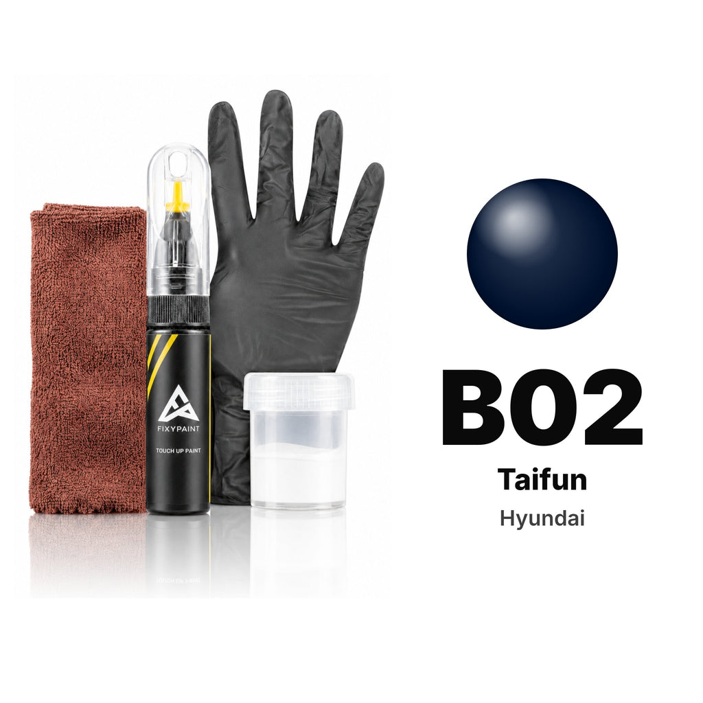 Touch-up paint for Hyundai B02 Taifun, Complete kit