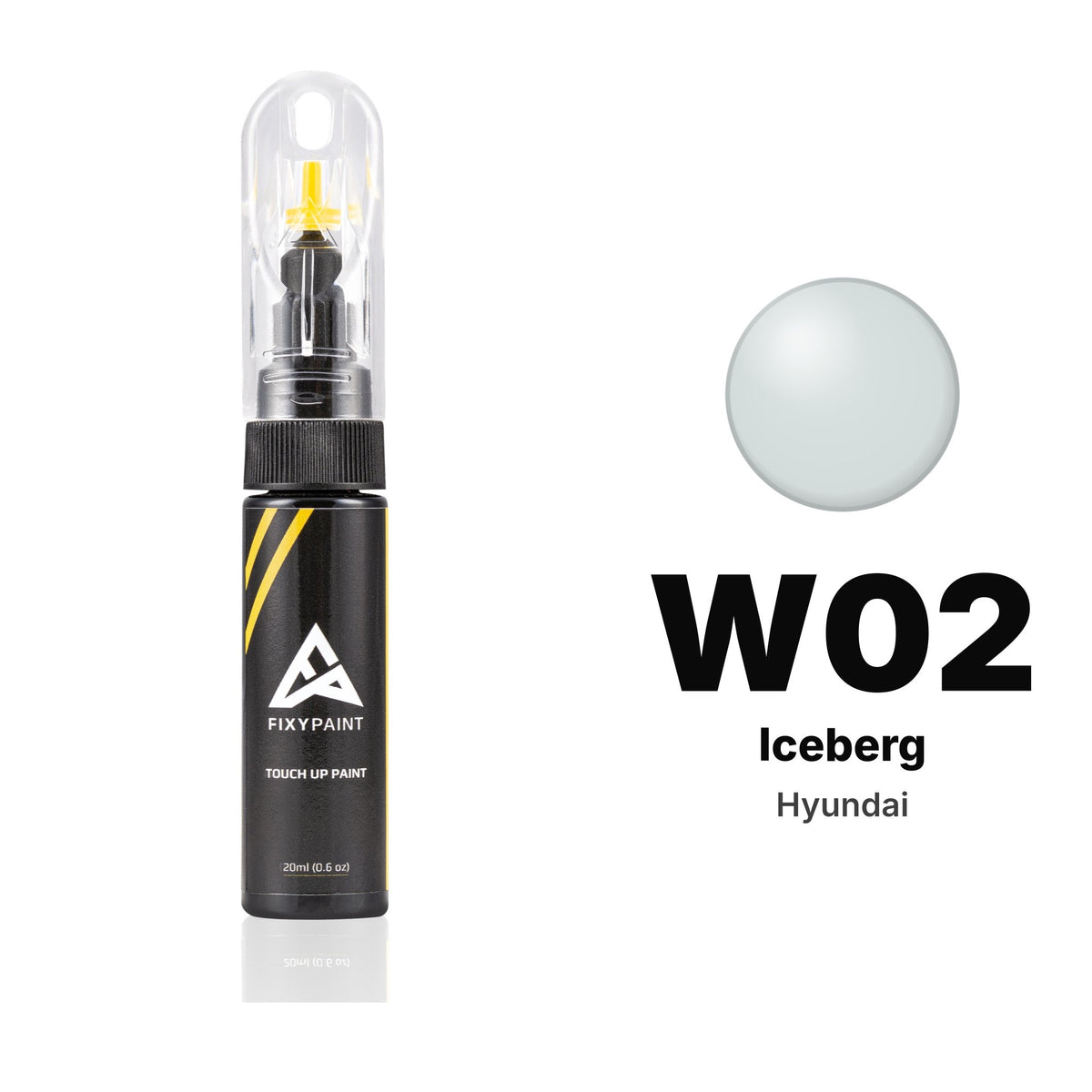 Touch-up paint for Hyundai W02 Iceberg, Basic kit