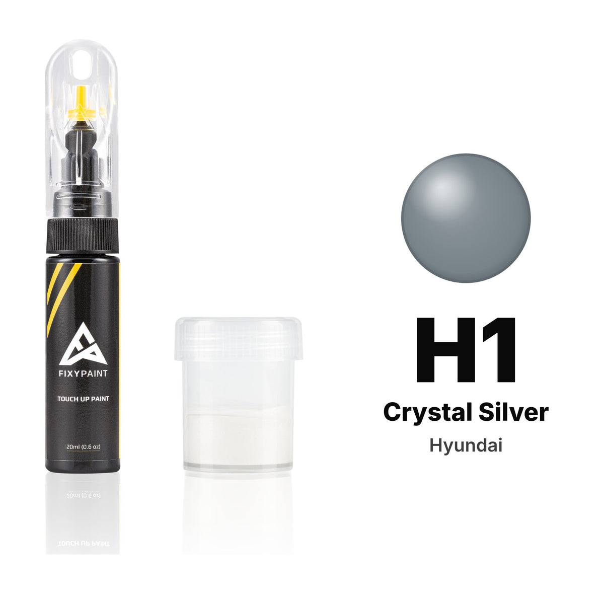 Touch-up paint for Hyundai H1 Crystal Silver, Standard kit