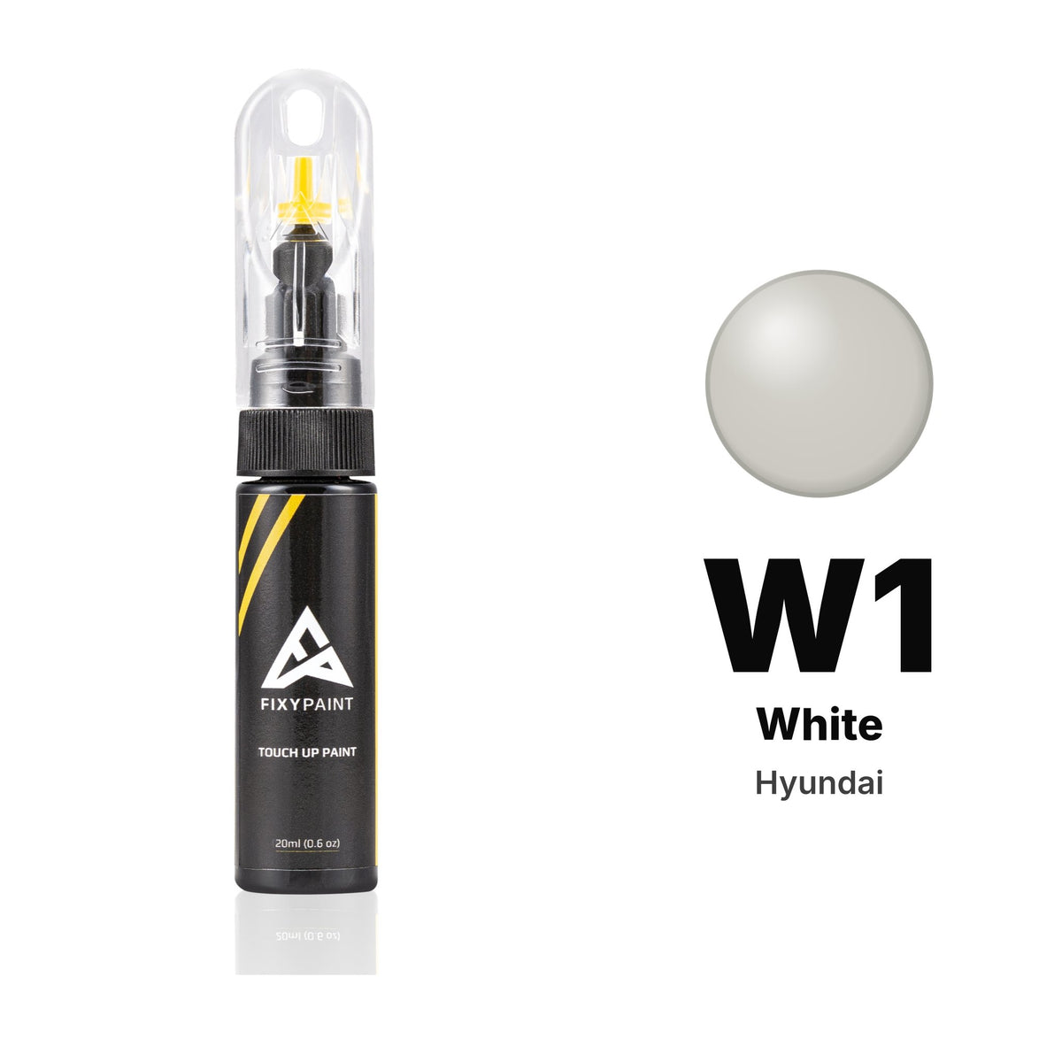 Hyundai W1 White touch-up paint, Basic kit