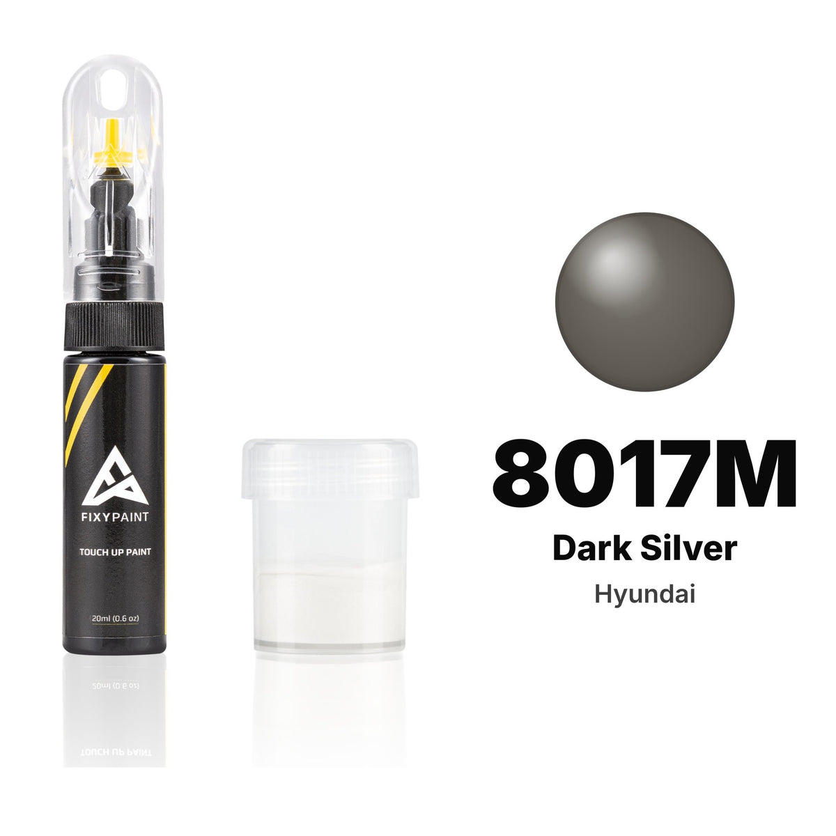 Touch-up paint for Hyundai 8017M Dark Silver, Standard kit