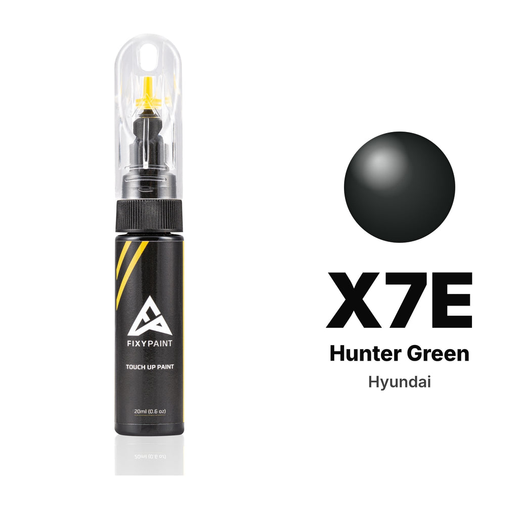Touch-up paint for Hyundai X7E Hunter Green, Basic kit