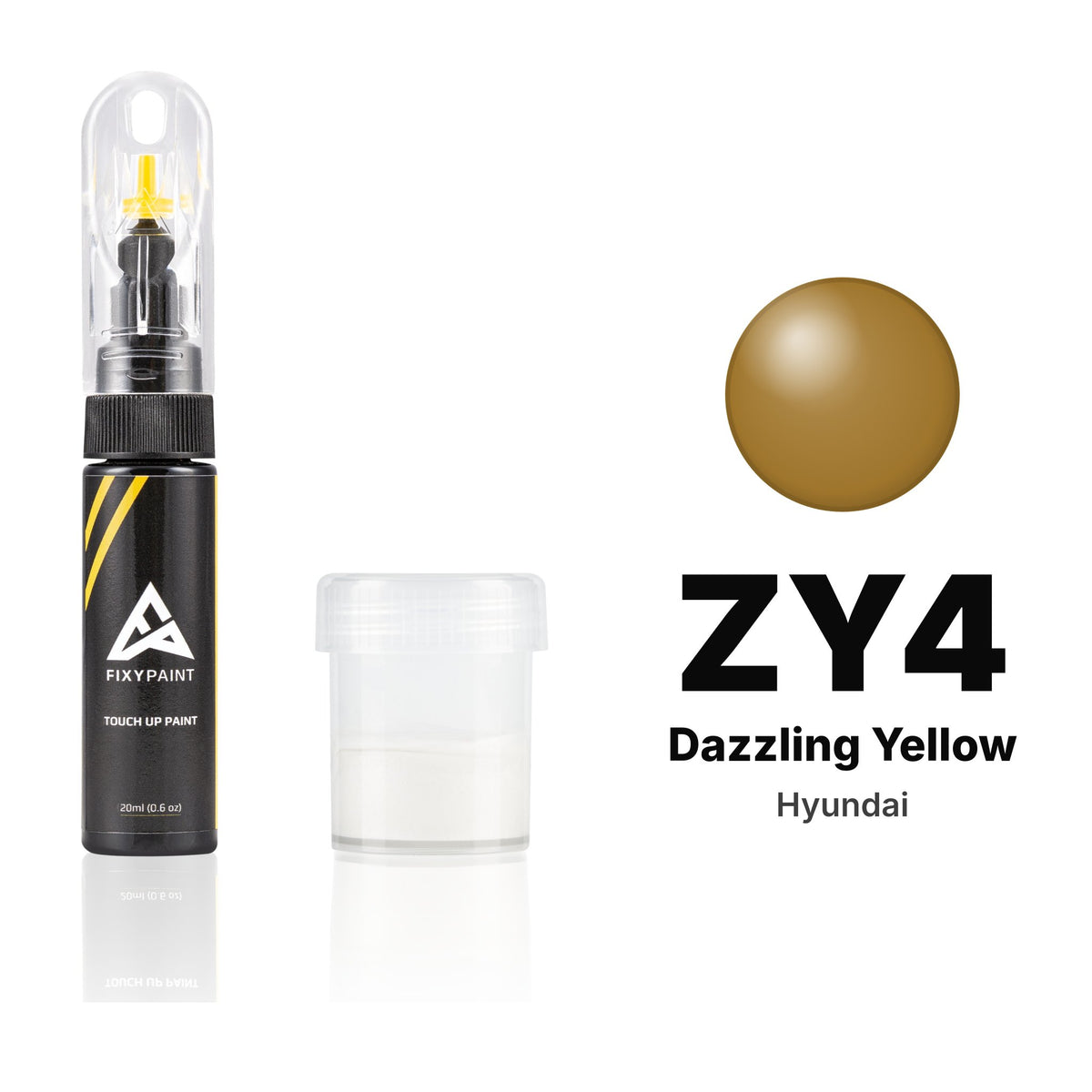 Touch-up paint for Hyundai ZY4 Dazzling Yellow, Standard kit