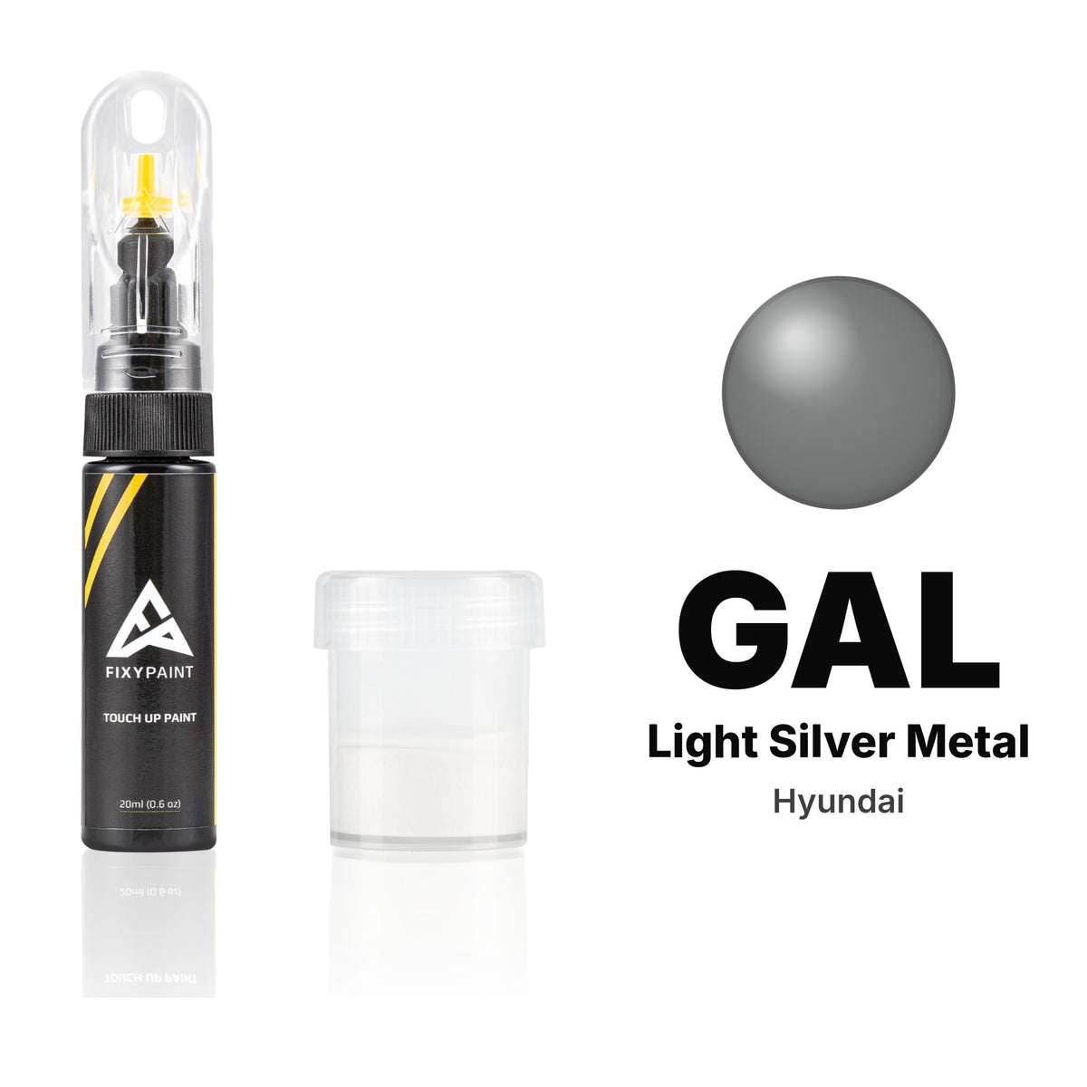 Touch-up paint for Hyundai GAL Light Silver Metal, Standard kit
