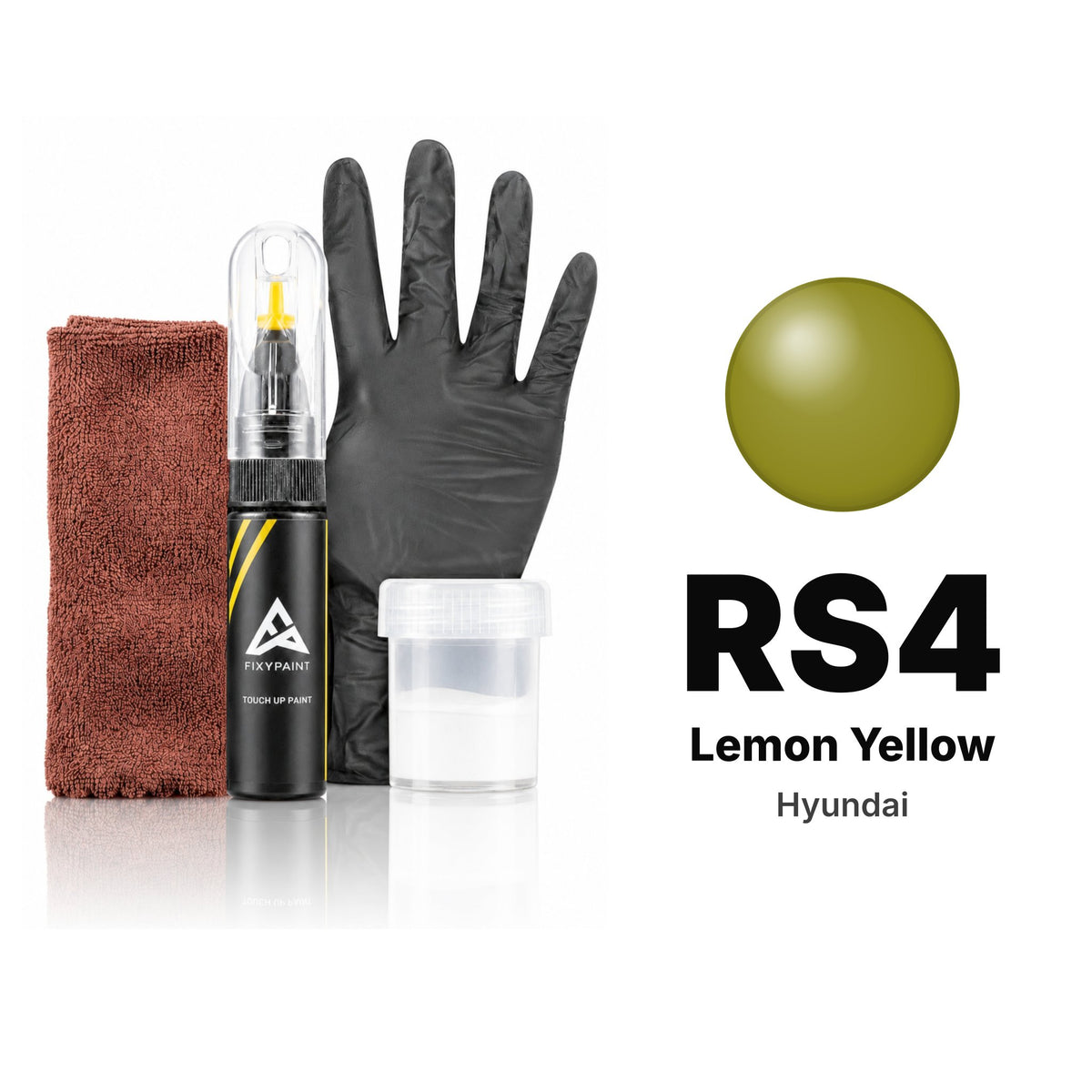 Vernice ritocco per Hyundai – RS4 Lemon Yellow (tutti i modelli, dal 2019), kit Completo