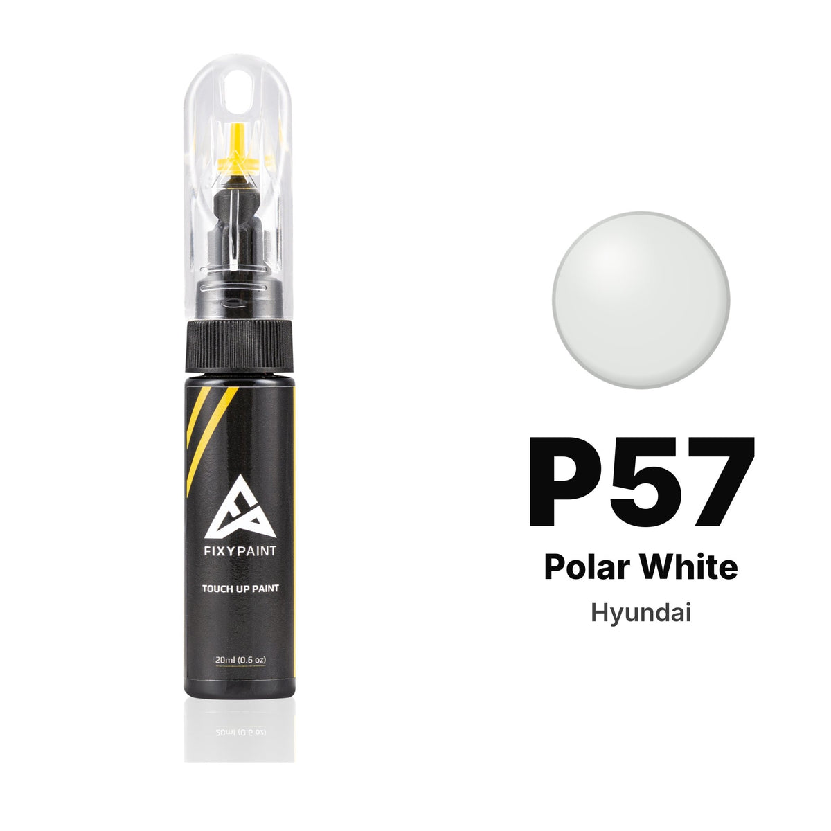 Touch-up paint for Hyundai P57 Polar White, Basic kit