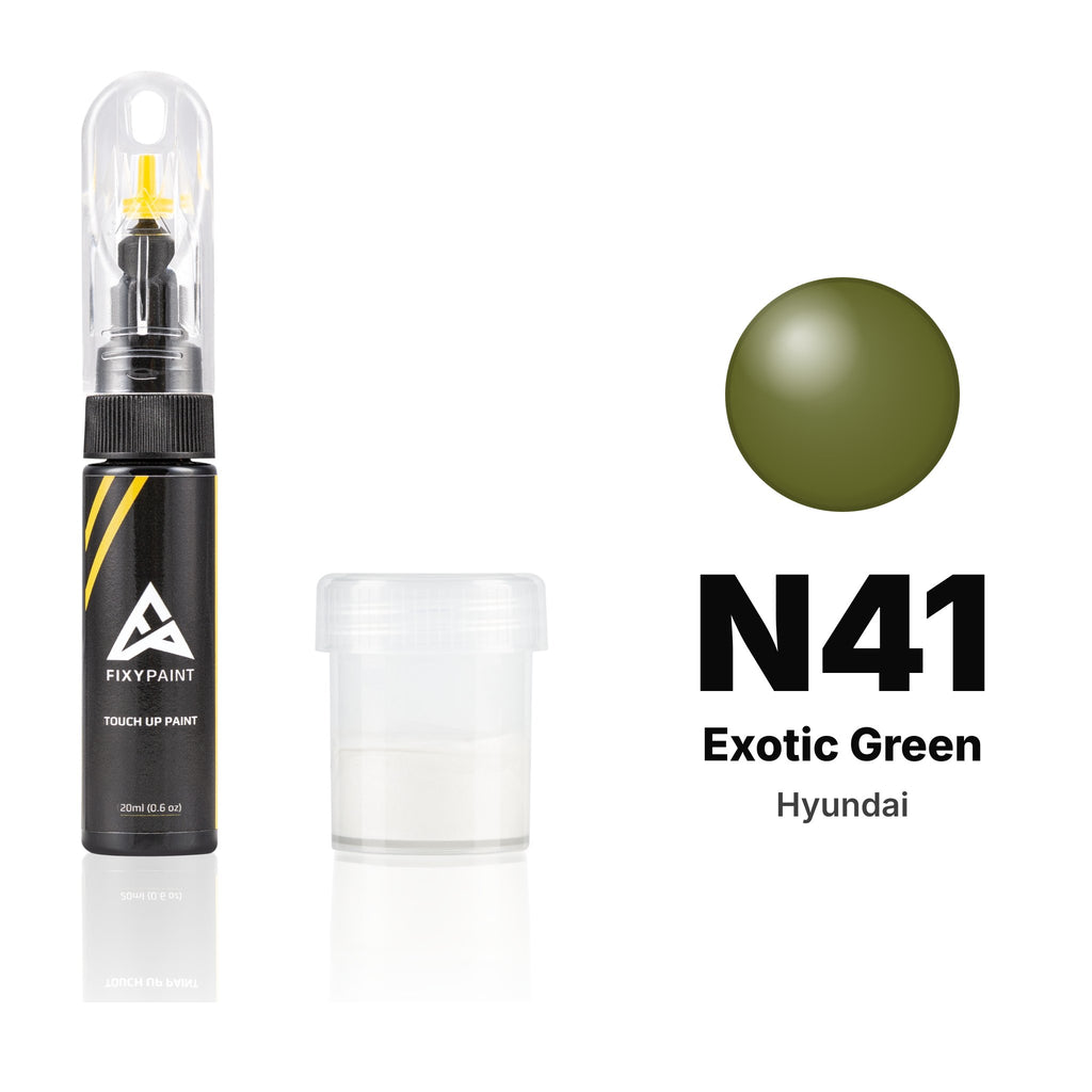 Pintura de retoque para Hyundai – N41 Exotic Green (todos los modelos, 2021–2022), kit Estándar