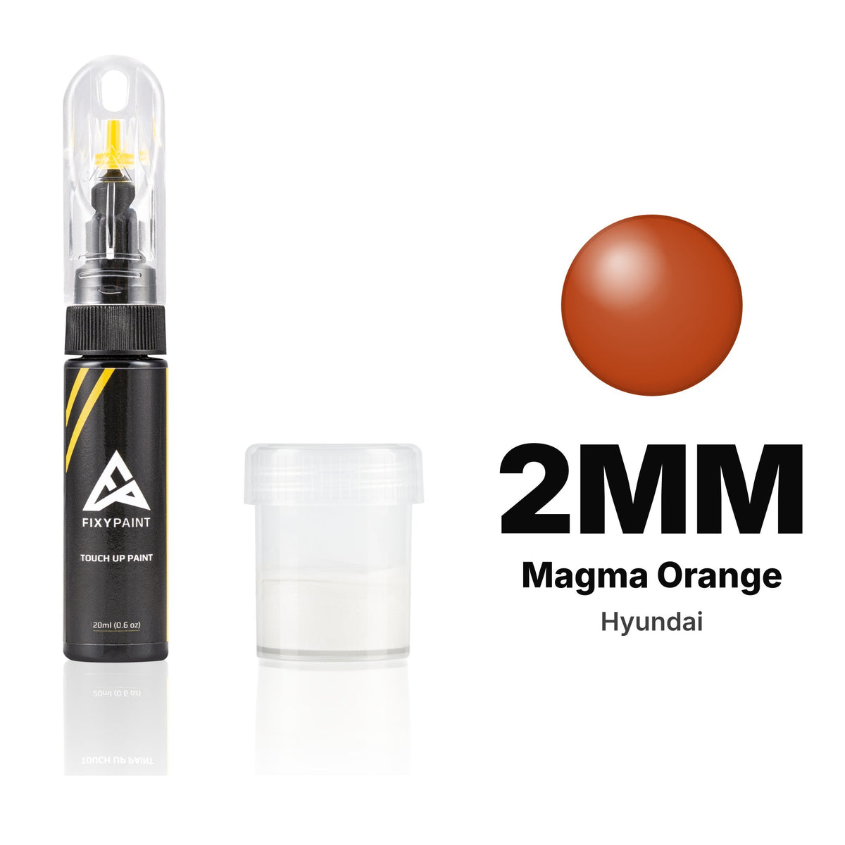 Peinture de retouche pour Hyundai – 2MM Magma Orange (tous modèles, 2024), kit Standard