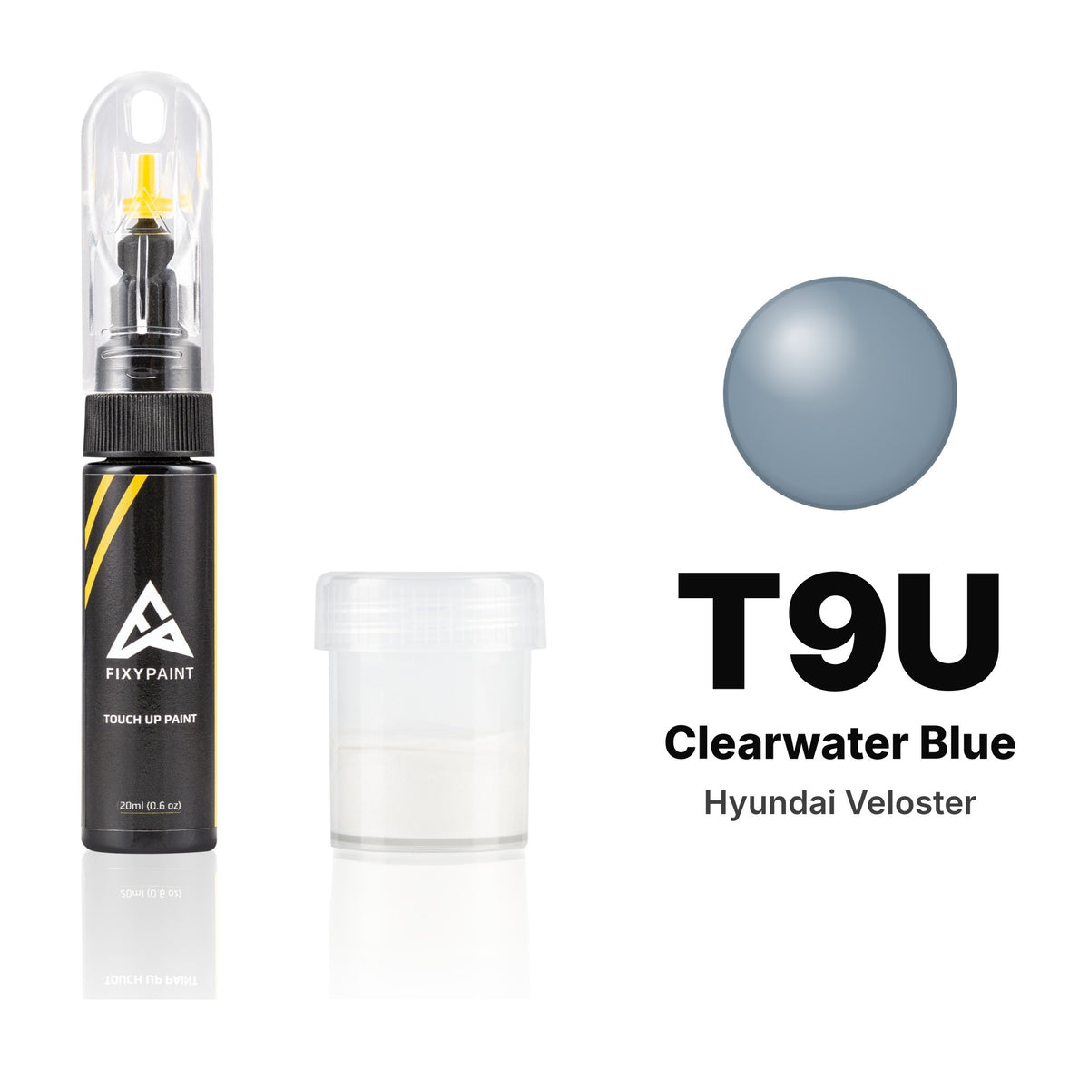 Touch-up paint for Hyundai Veloster T9U Clearwater Blue, Standard kit