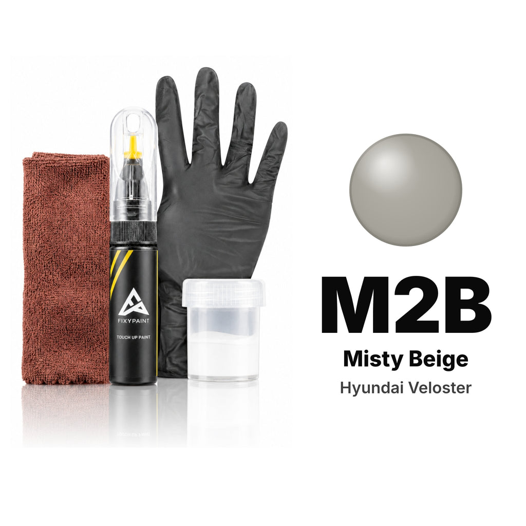 Touch-up paint for Hyundai Veloster M2B Misty Beige, Complete kit
