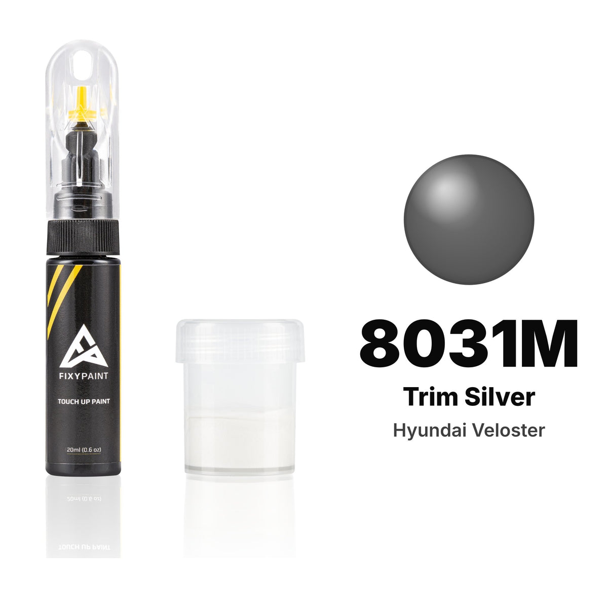 Touch-up paint for Hyundai Veloster 8031M Trim Silver, Standard kit