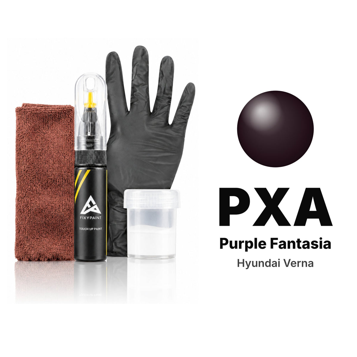 Peinture de retouche pour Hyundai Verna – PXA Purple Fantasia (2011), kit Complet