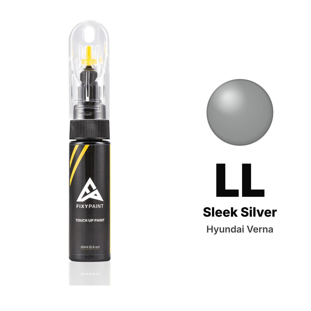 Touch-up paint for Hyundai Verna LL Sleek Silver, Basic kit