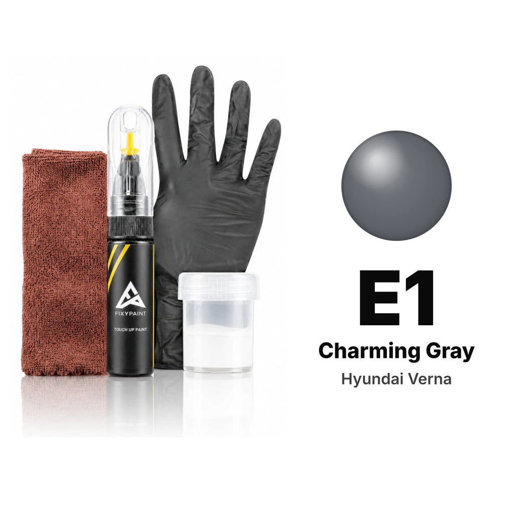 Touch-up paint for Hyundai Verna E1 Charming Gray, Complete kit
