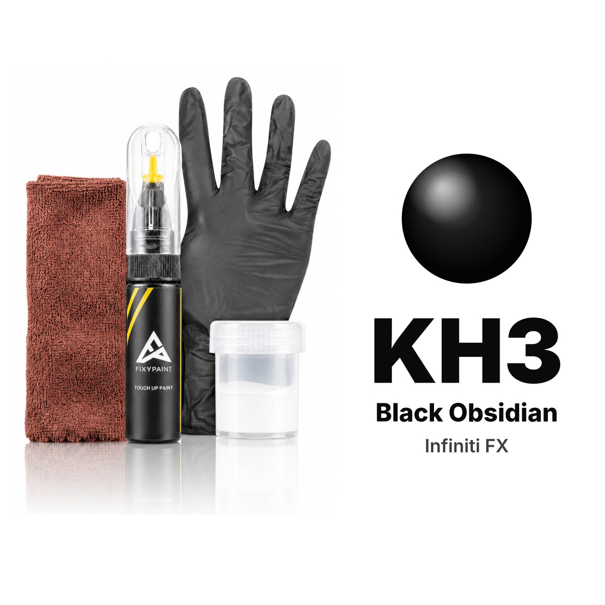 Pintura de retoque para Infiniti FX – KH3 Black Obsidian (2004–2016), kit Completo
