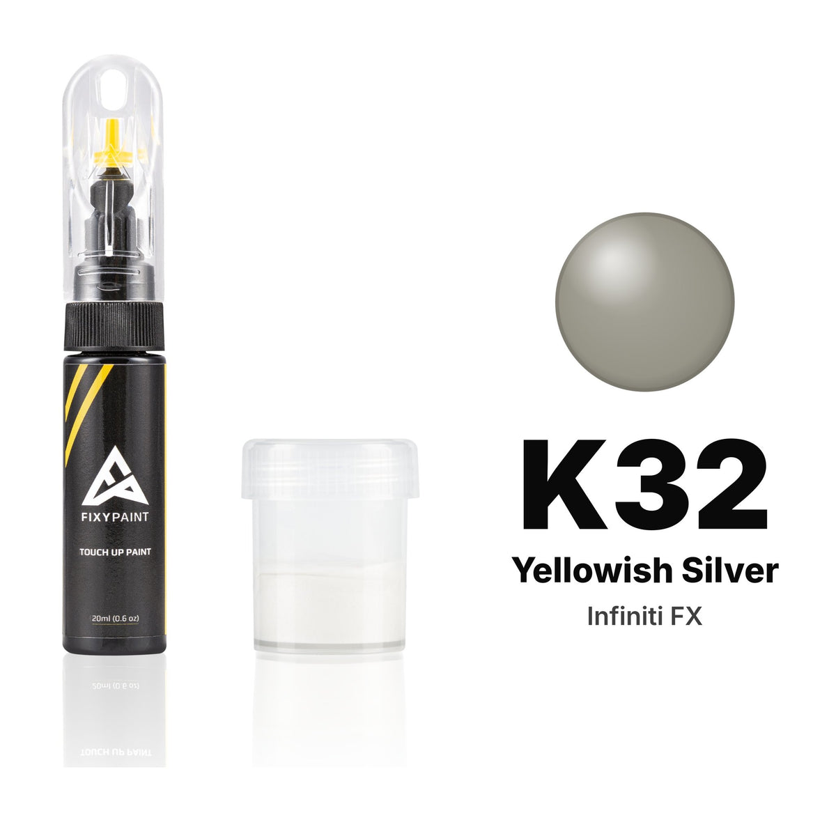 Vernice ritocco per Infiniti FX – K32 Yellowish Silver (2006–2008), kit Standard