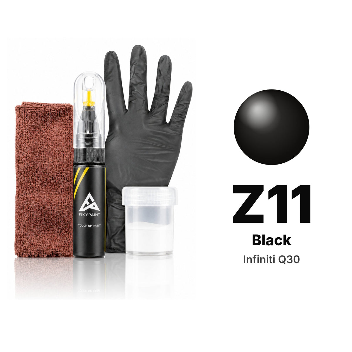 Pintura de retoque para Infiniti Q30 – Z11 Black (2018–2020), kit Completo