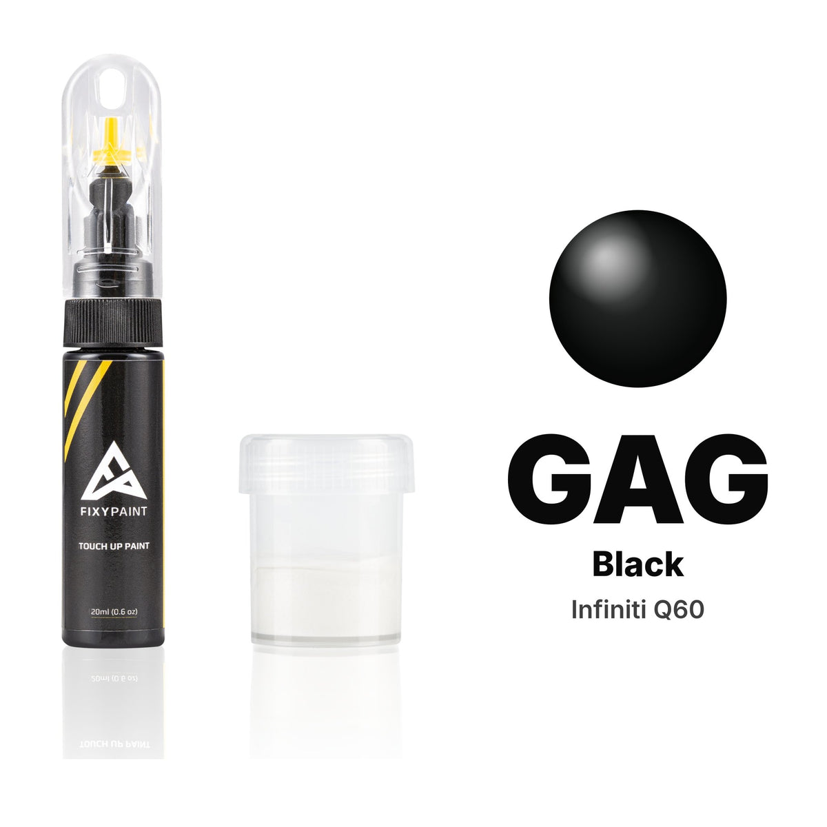 Touch-up paint for Infiniti Q60 GAG Black, Standard kit