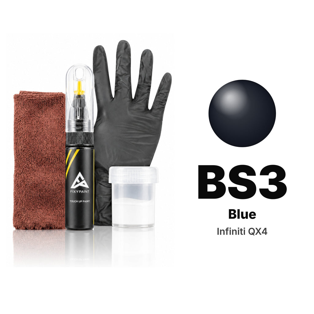 Touch-up paint for Infiniti QX4 BS3 Blue, Complete kit