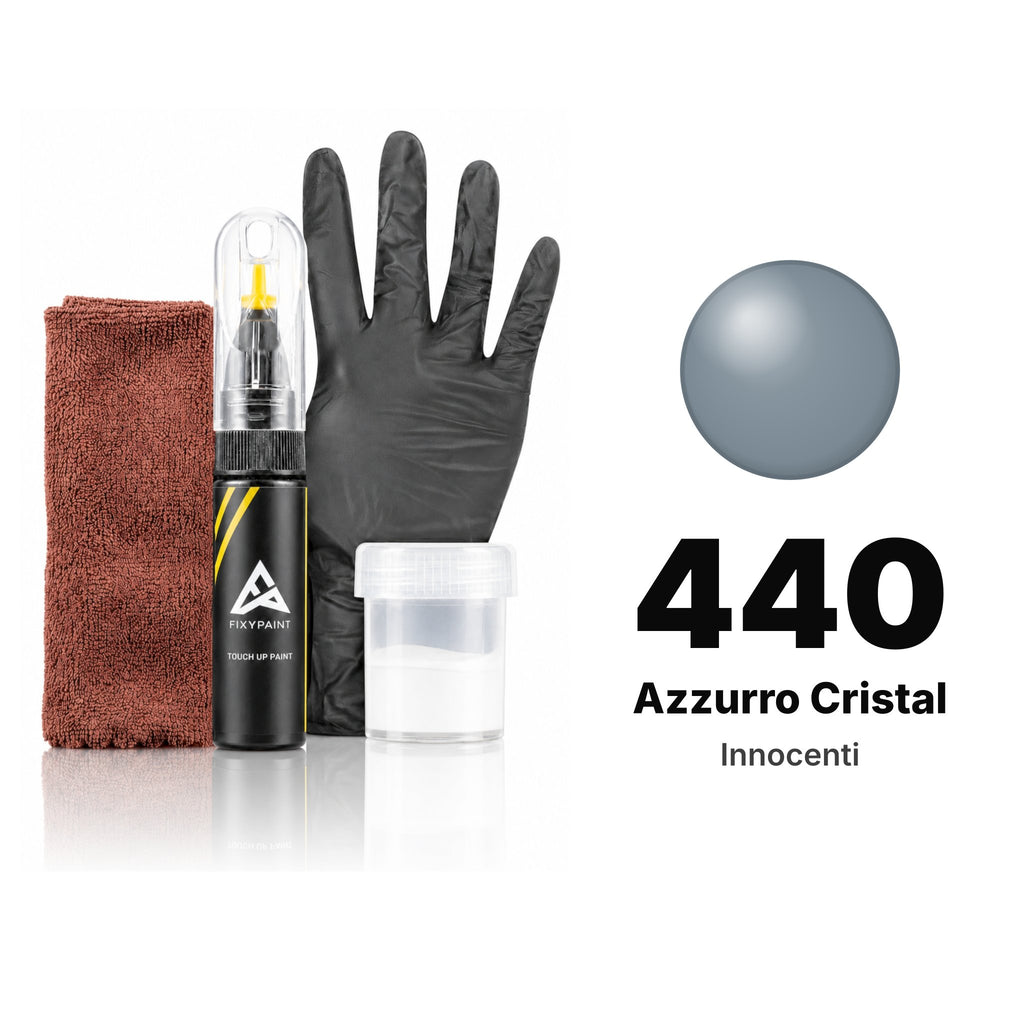 Touch-up paint for Innocenti 440 Azzurro Cristal, Complete kit