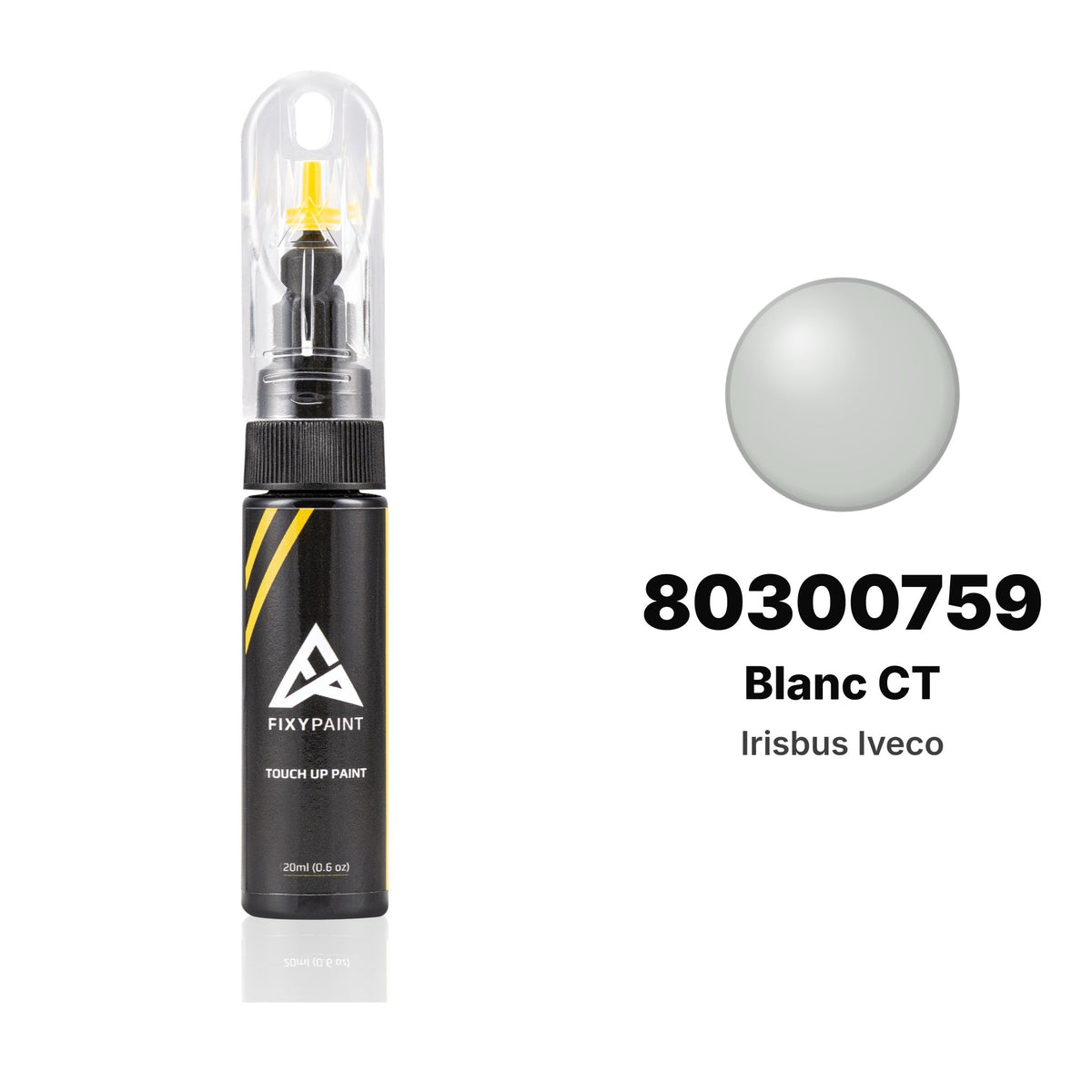 Touch-up paint for Irisbus Iveco 80300759 Blanc CT, Basic kit