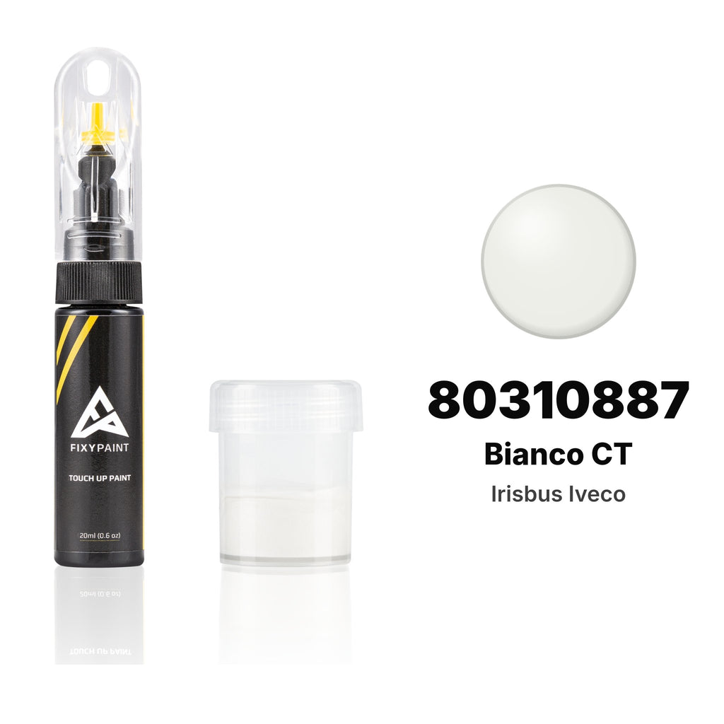 Touch-up paint for Irisbus Iveco 80310887 Bianco CT, Standard kit
