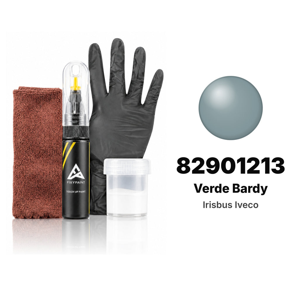 Touch-up paint for Irisbus Iveco 82901213 Verde Bardy, Complete kit