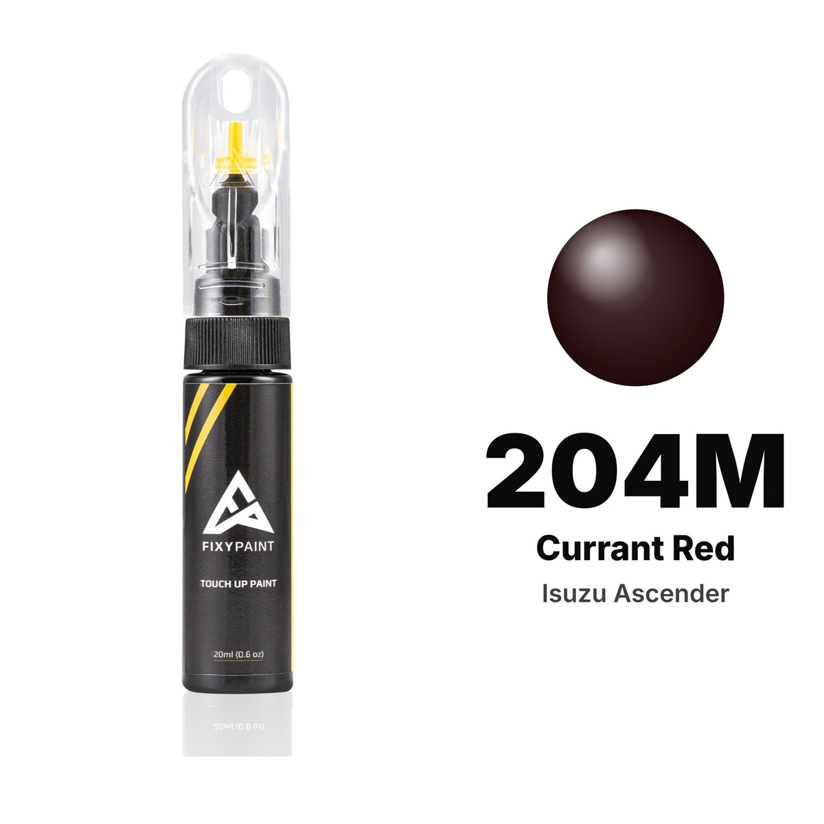 Isuzu Ascender 204M Currant Red touch-up paint, Basic kit