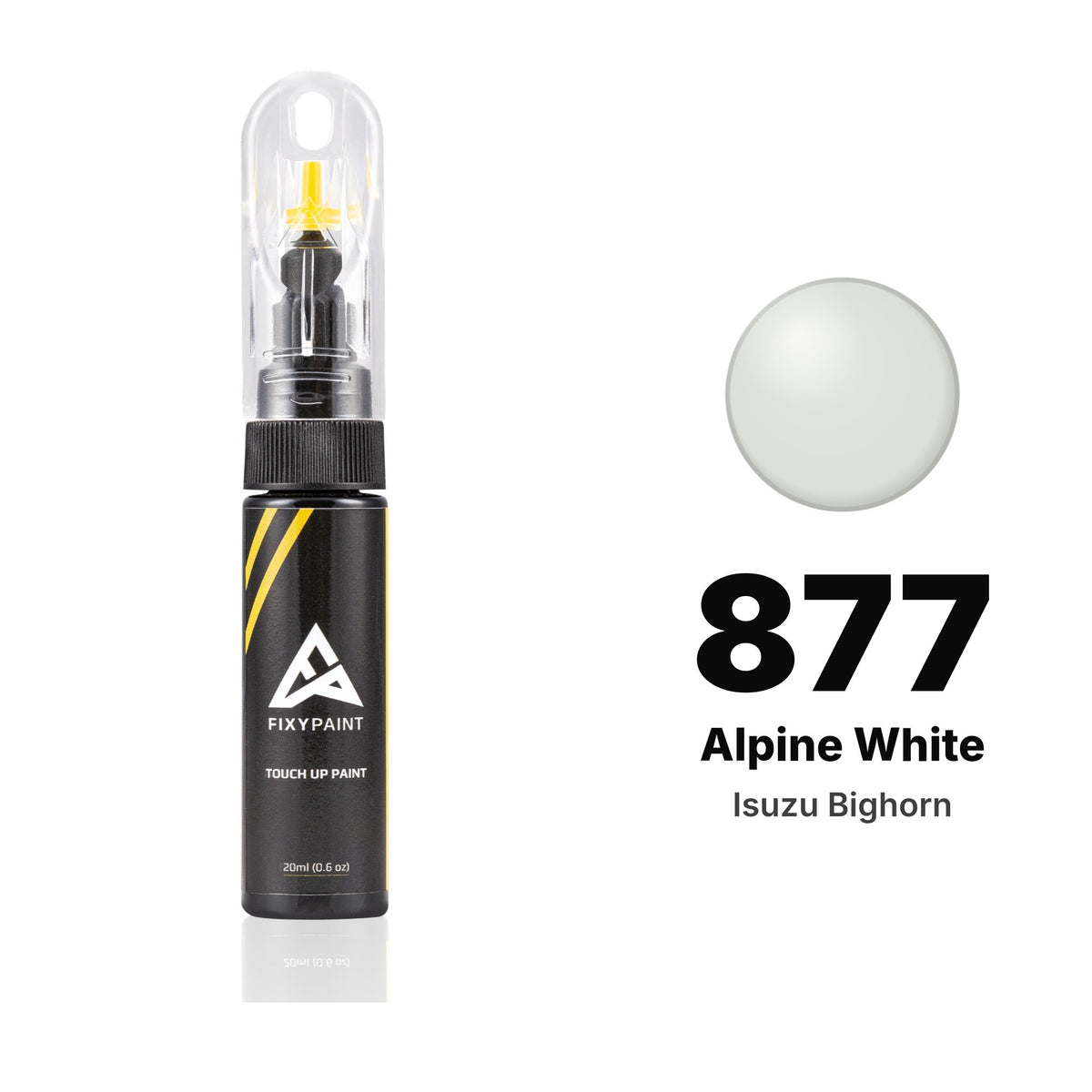Touch-up paint for Isuzu Bighorn 877 Alpine White, Basic kit