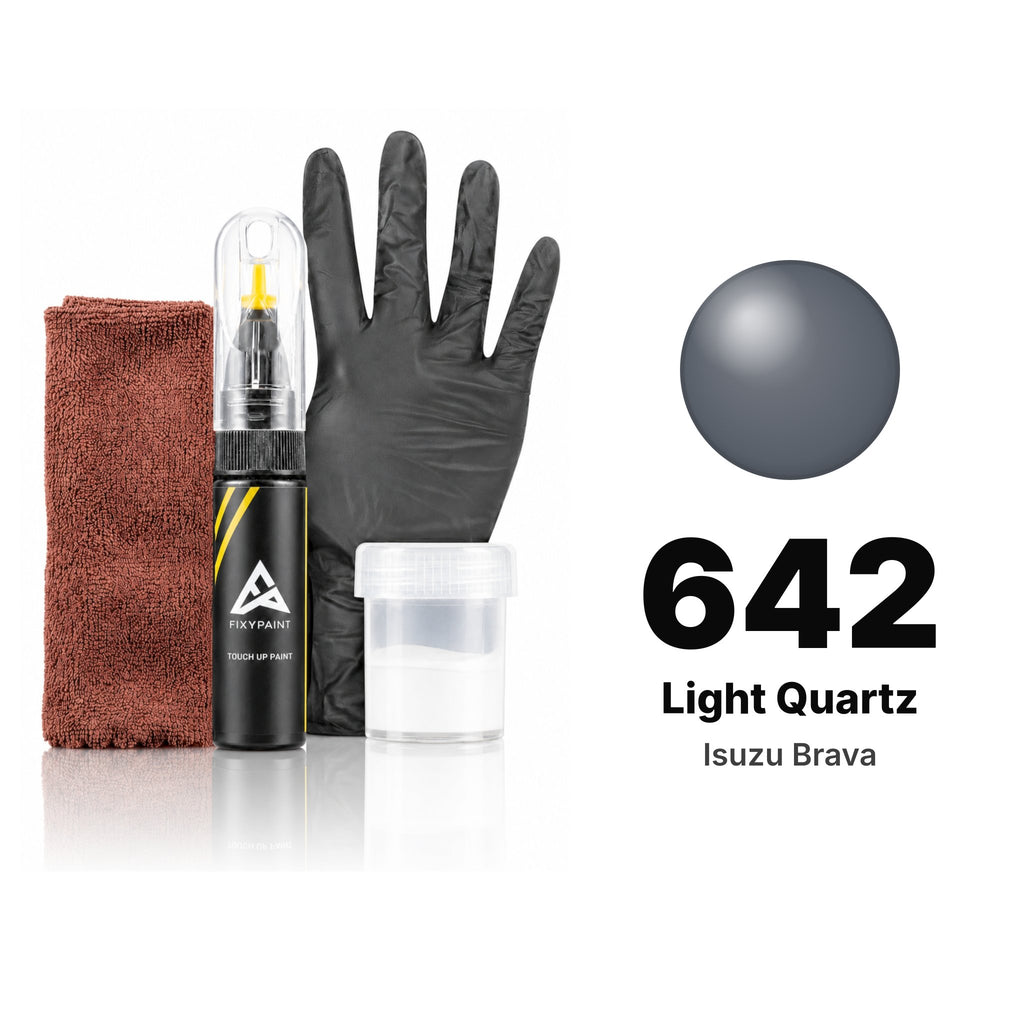 Touch-up paint for Isuzu Brava 642 Light Quartz, Complete kit