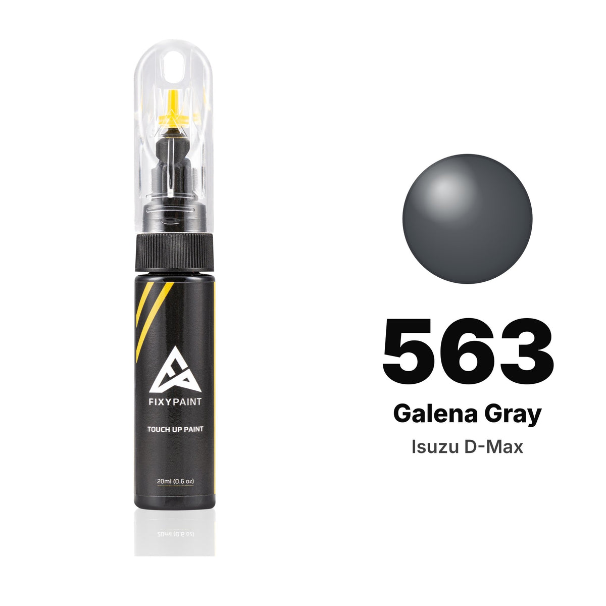 Isuzu D-Max 563 Galena Gray touch-up paint, Basic kit