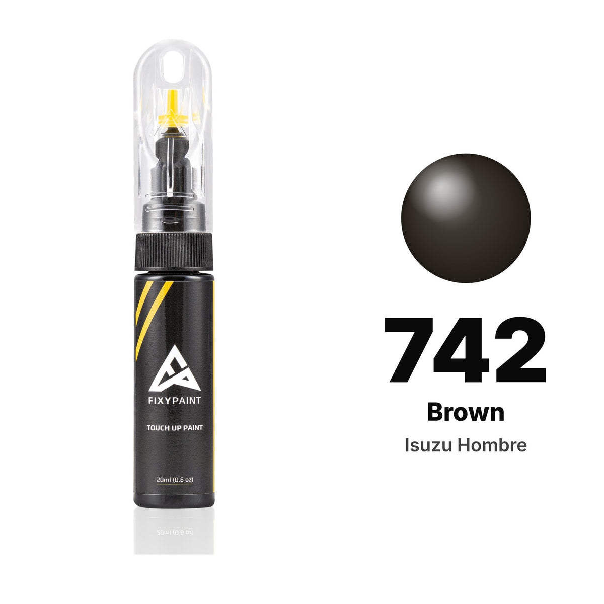 Touch-up paint for Isuzu Hombre 742 Brown, Basic kit