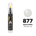 Touch-up paint for Isuzu Pick-Up 877 Alpine White, Basic kit