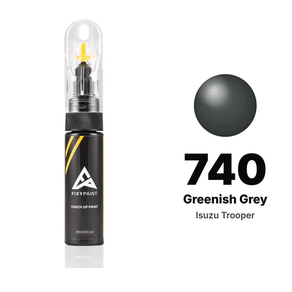 Touch-up paint for Isuzu Trooper 740 Greenish Grey, Basic kit