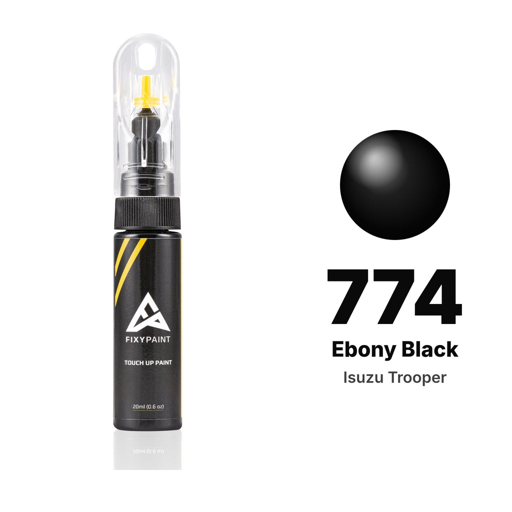 Touch-up paint for Isuzu Trooper 774 Ebony Black, Basic kit