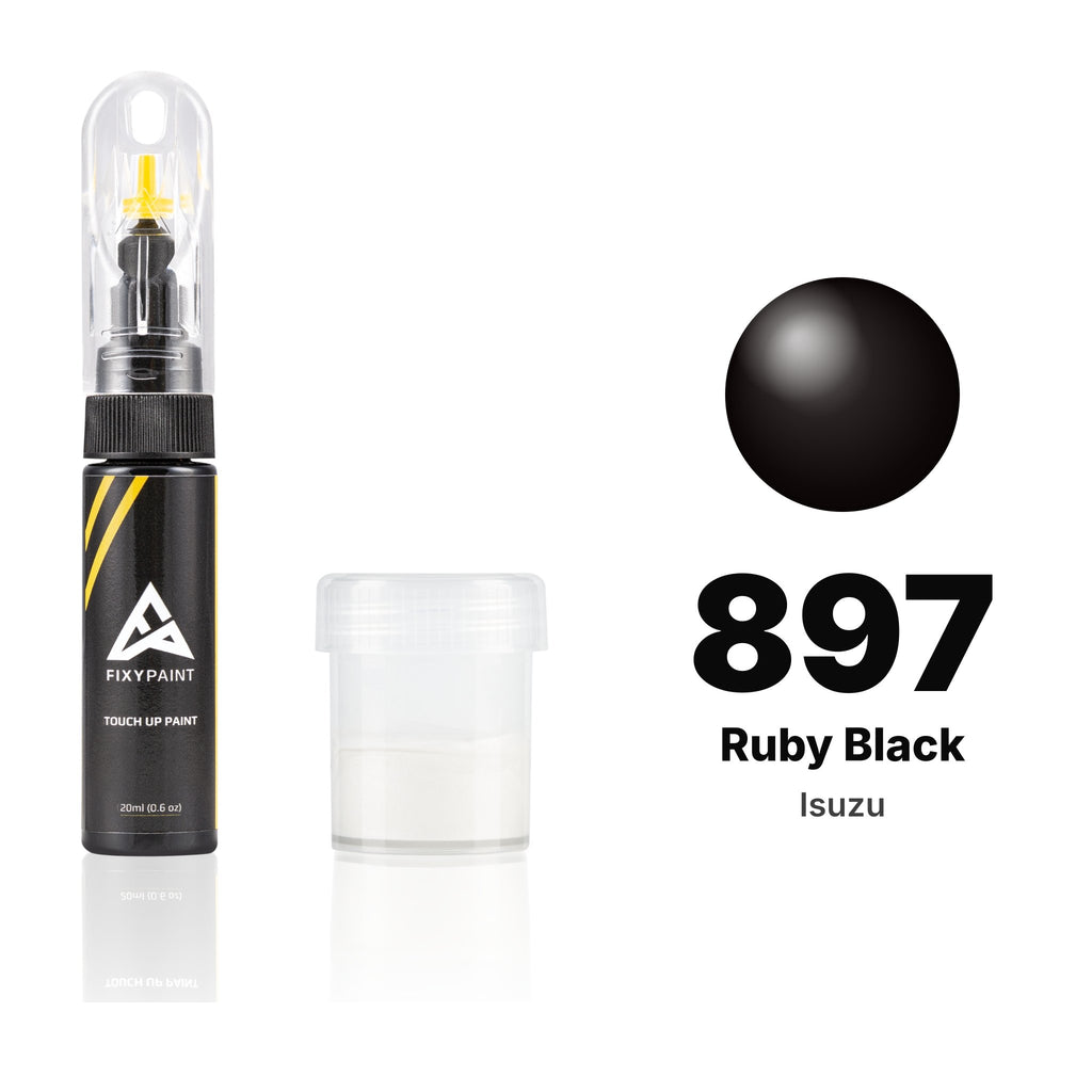 Touch-up paint for Isuzu 897 Ruby Black, Standard kit